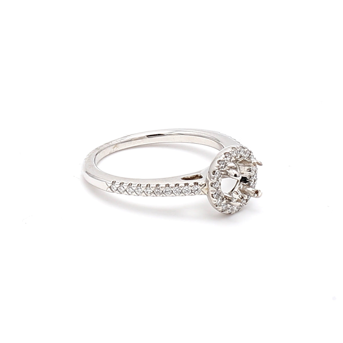 0.15 Carat Round Brilliant G VS1 Diamond Engagement Ring in 14K White Gold - Perfect for Proposals, Weddings & Anniversary Gifts
