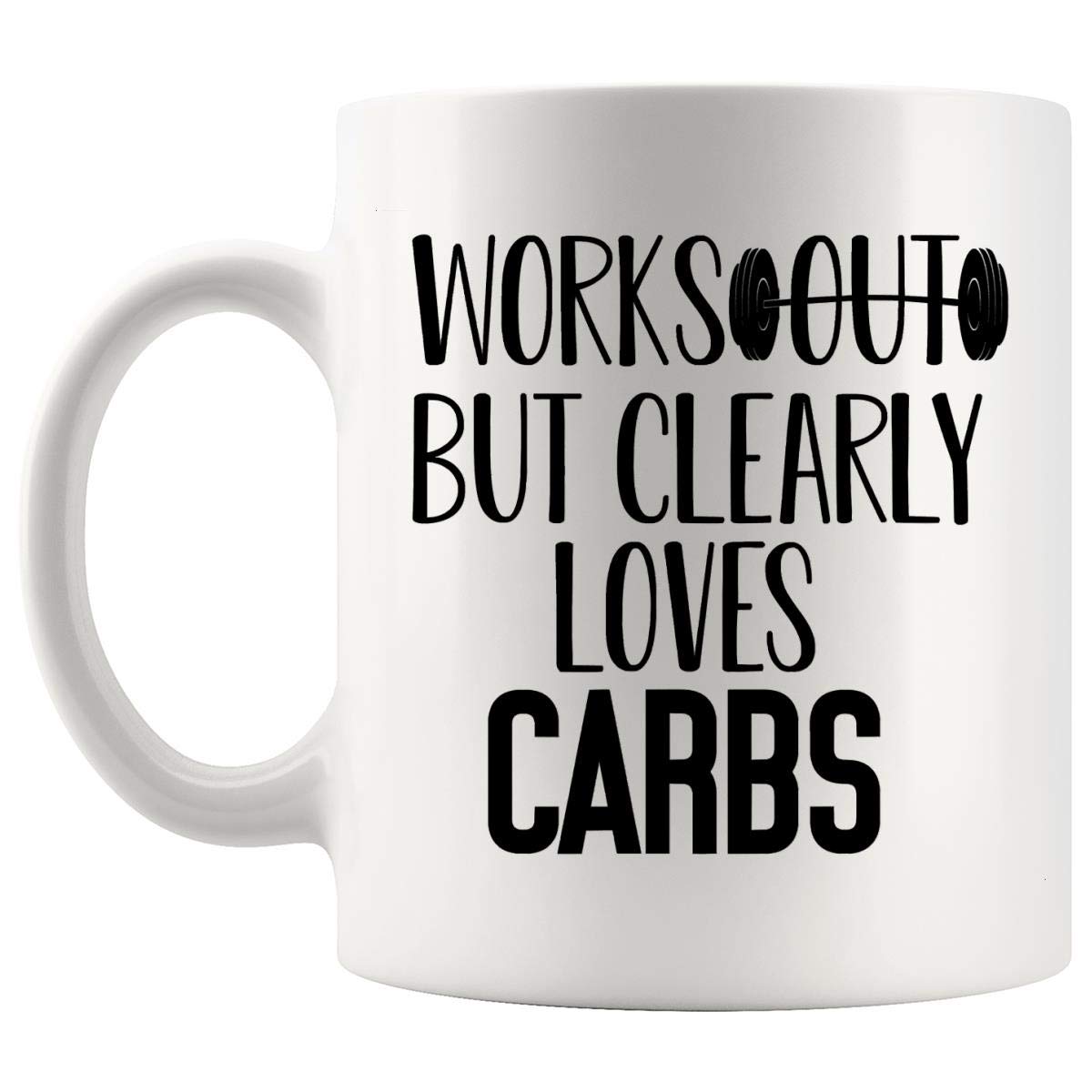 11Oz Ceramic Coffee Mug - Perfect Gym Gift for Fitness Lovers & Workout Enthusiasts | Ideal for Protein Shakes, Post-Workout Drinks & Gym Hydration