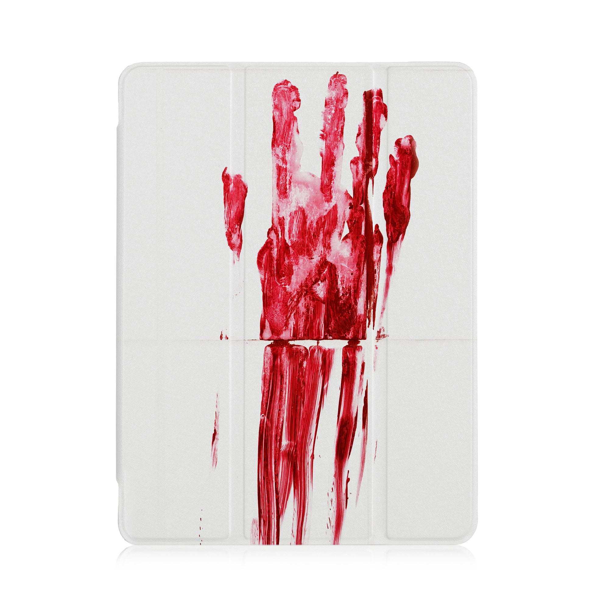 Premium iPad See-Through Clear Case - Slim Protective Cover for iPad Air/Pro [Horror Movie Design] - Perfect for Halloween, Cosplay & Themed Parties