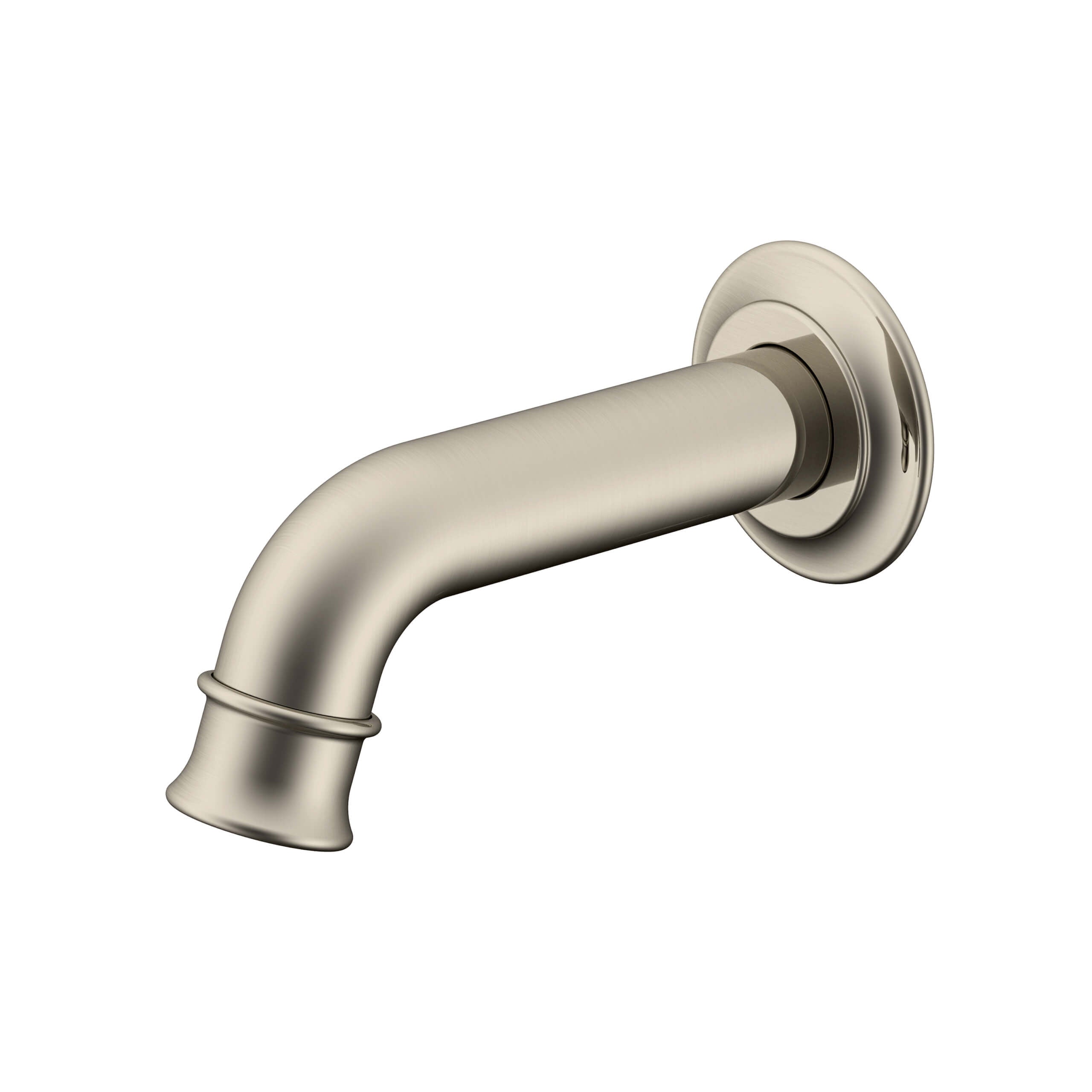 Eternal Mini Wall Spout Faucet - Brushed Nickel Finish - Perfect for Bathroom Sink, Kitchen, RV & Outdoor Use