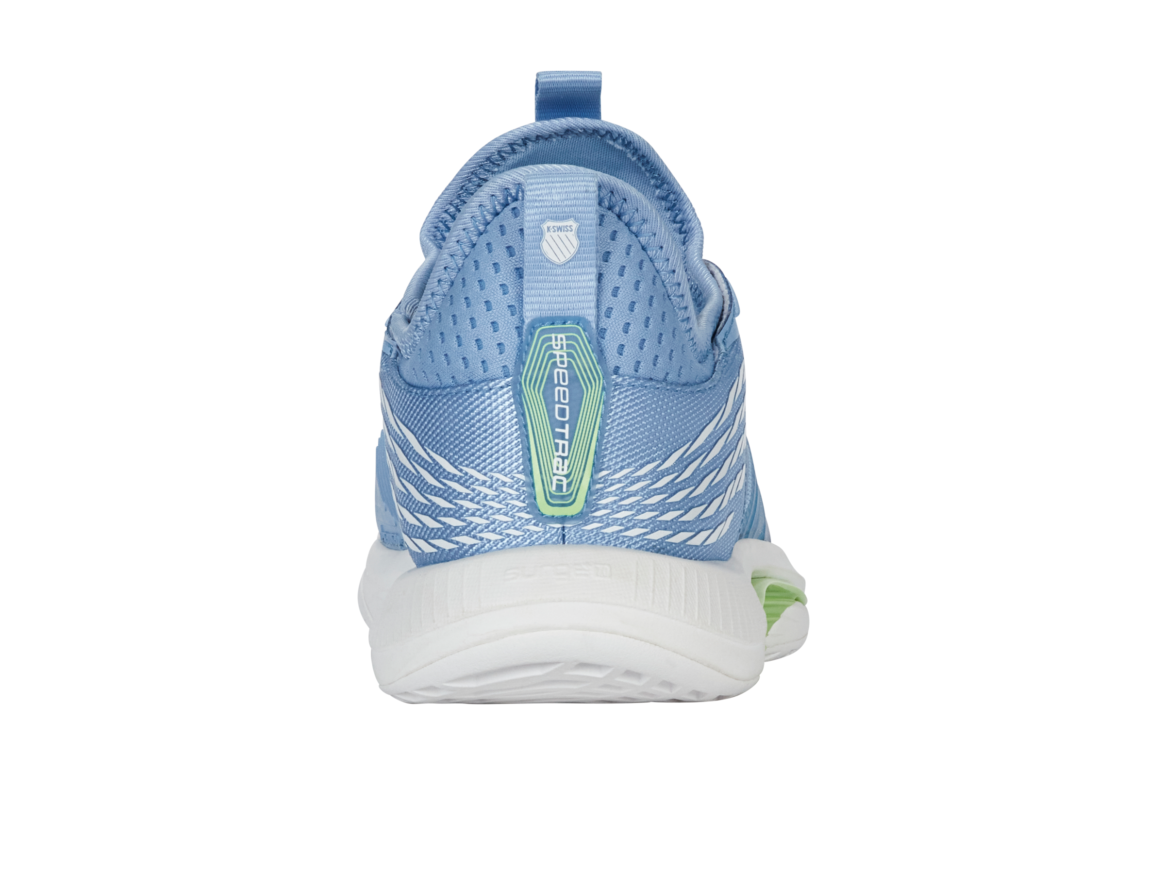 SPEEDTRAC Running Shoes for Men - 126 M | Lightweight & Breathable | Lucent White/Dutch Canal/Paradise Green | Perfect for Jogging, Gym & Daily Wear