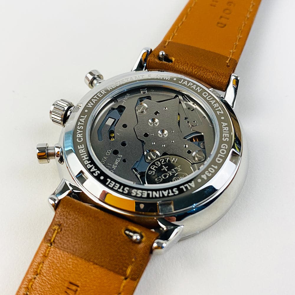 ARIES GOLD Venturer L 1034 Stainless Steel Chronograph Women's Watch - Elegant Timepiece for Business, Casual & Special Occasions
