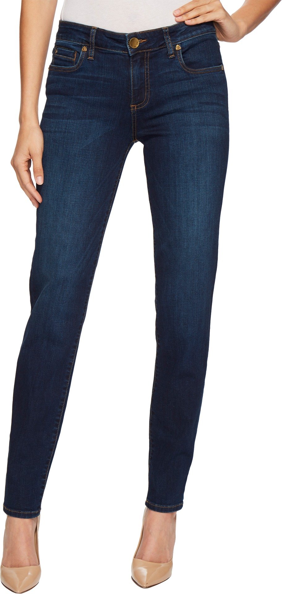 KUT from the Kloth Diana Skinny Jeans for Women - Stretch Cotton Blend Fabric with Contrast Topstitching - Perfect for Casual Wear, Office & Night Out