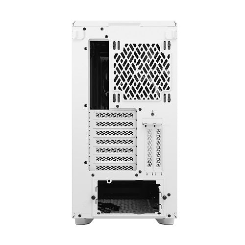 Meshify 2 Clear Tempered Glass E-ATX PC Case - White (Supports up to 285mm GPU) | Premium Gaming Computer Tower for High-End Builds & Custom Water Cooling Rigs