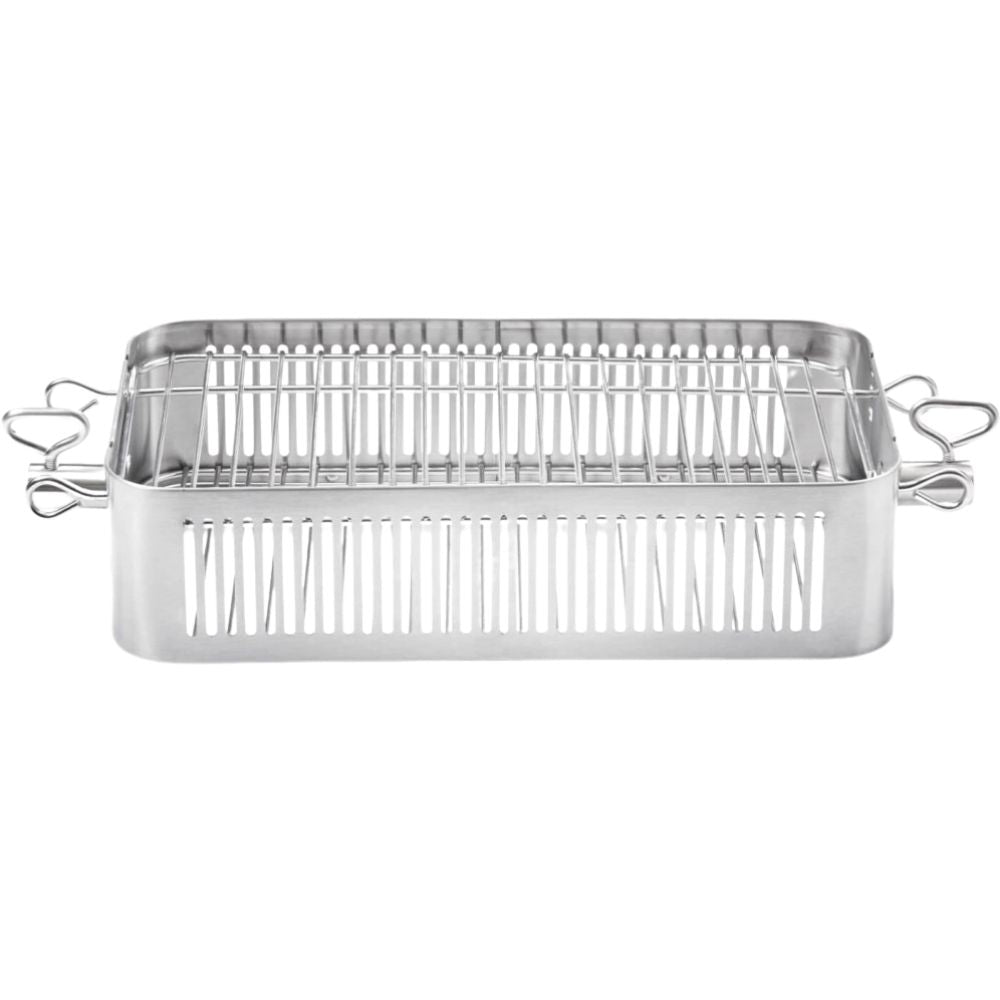 Napoleon 57013 Premium Stainless Steel Rotisserie Basket for Grilling - Perfect for Chicken, Vegetables & Kebabs on Gas or Charcoal BBQs