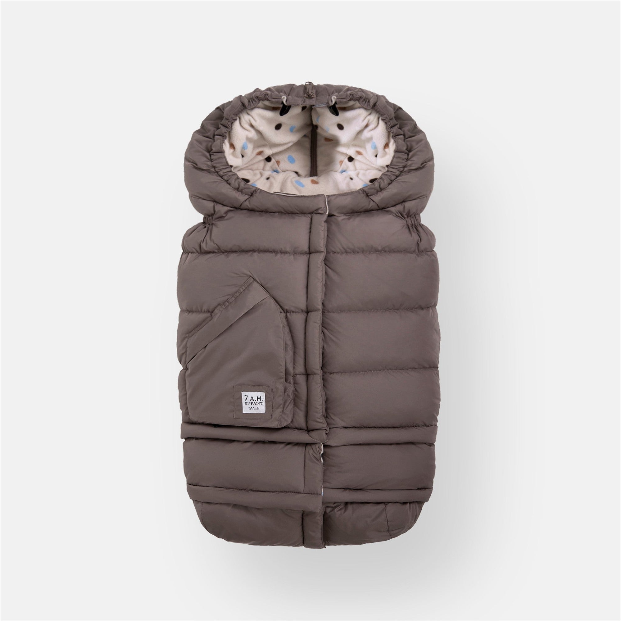 7AM Enfant Evolution 212 Baby Blanket - Soft & Warm Ash Gray - Perfect for Strollers, Car Seats & Nursery Comfort