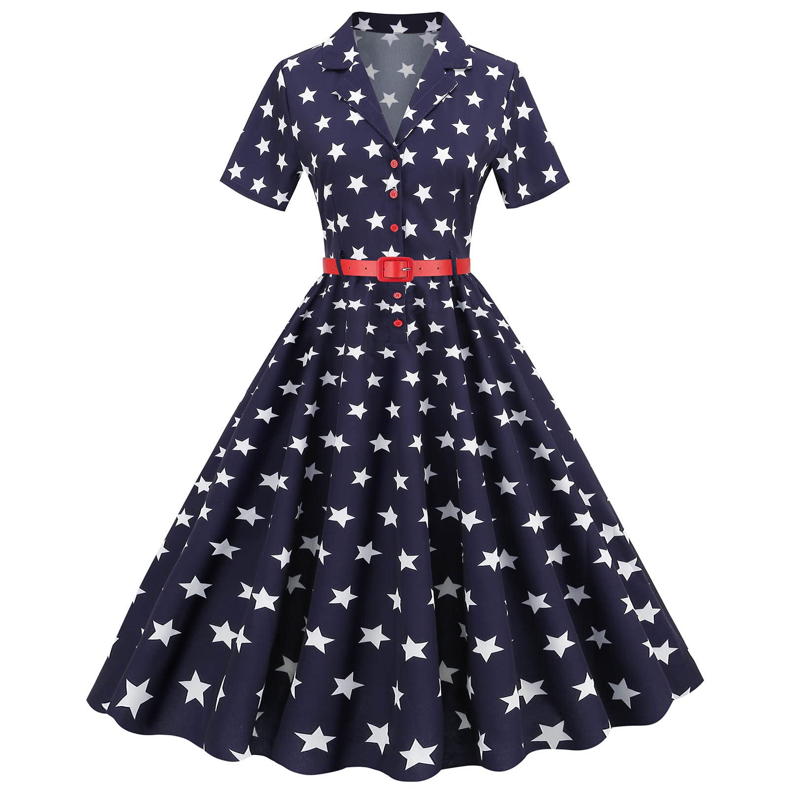 2022 Women's Summer Dresses - Retro Casual Pullover Print V-Neck Short Sleeve Loose Maxi Dress with Pockets | Plus Size Flowy Beach Dress for Vacation, Party & Everyday Wear