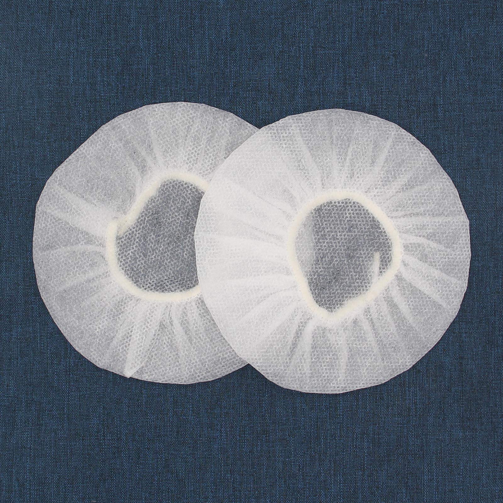 Yizhet 100-Pack Disposable Headphone Covers - Stretchable Non-Woven Fabric Earpad Protectors (7-8.5cm/2.75