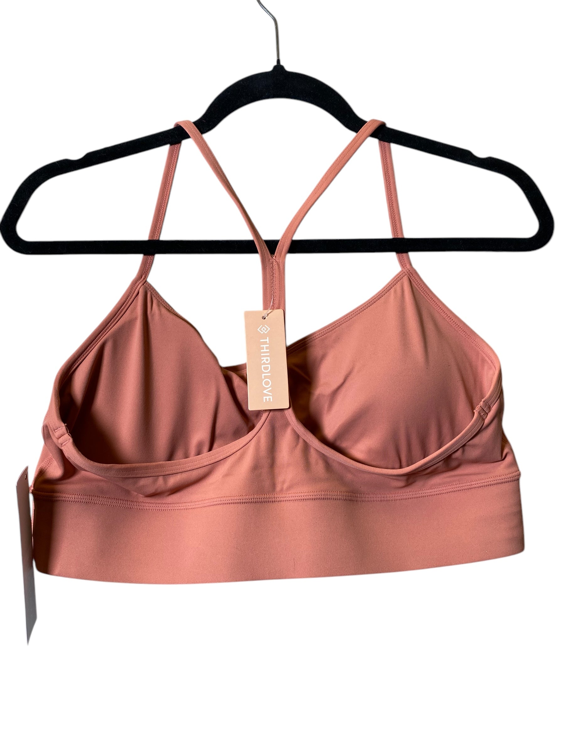 Clothes Mentor Women's Athletic Sports Bra - Peach, Size XL - Perfect for Yoga, Running & Gym Workouts