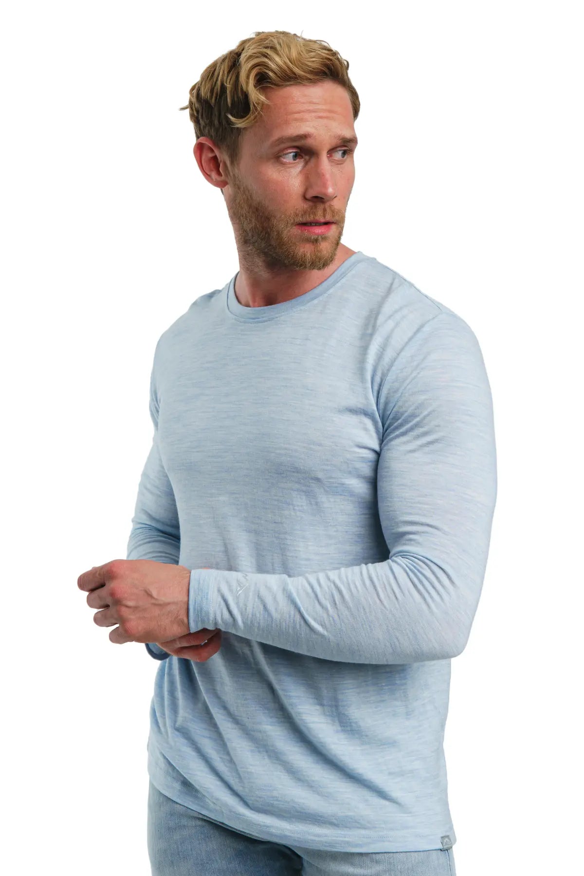 Premium Men's Merino Wool Long Sleeve Base Layer 165 Arctic - Warm Thermal Underwear for Skiing, Hiking & Winter Outdoor Activities