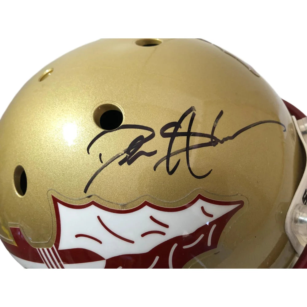 Authentic Deion Sanders Signed Florida State Seminoles Full-Size Helmet with JSA COA - Perfect for FSU Fans, Collectors & Sports Memorabilia Displays