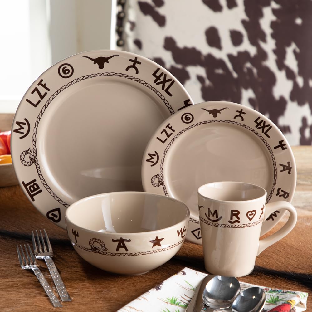 Premium 16-Piece Dinnerware Set - Porcelain Tableware for 4, Dishwasher & Microwave Safe - Elegant Dinner Plates, Salad Plates, Bowls & Mugs - Perfect for Family Dinners, Parties & Restaurant Use