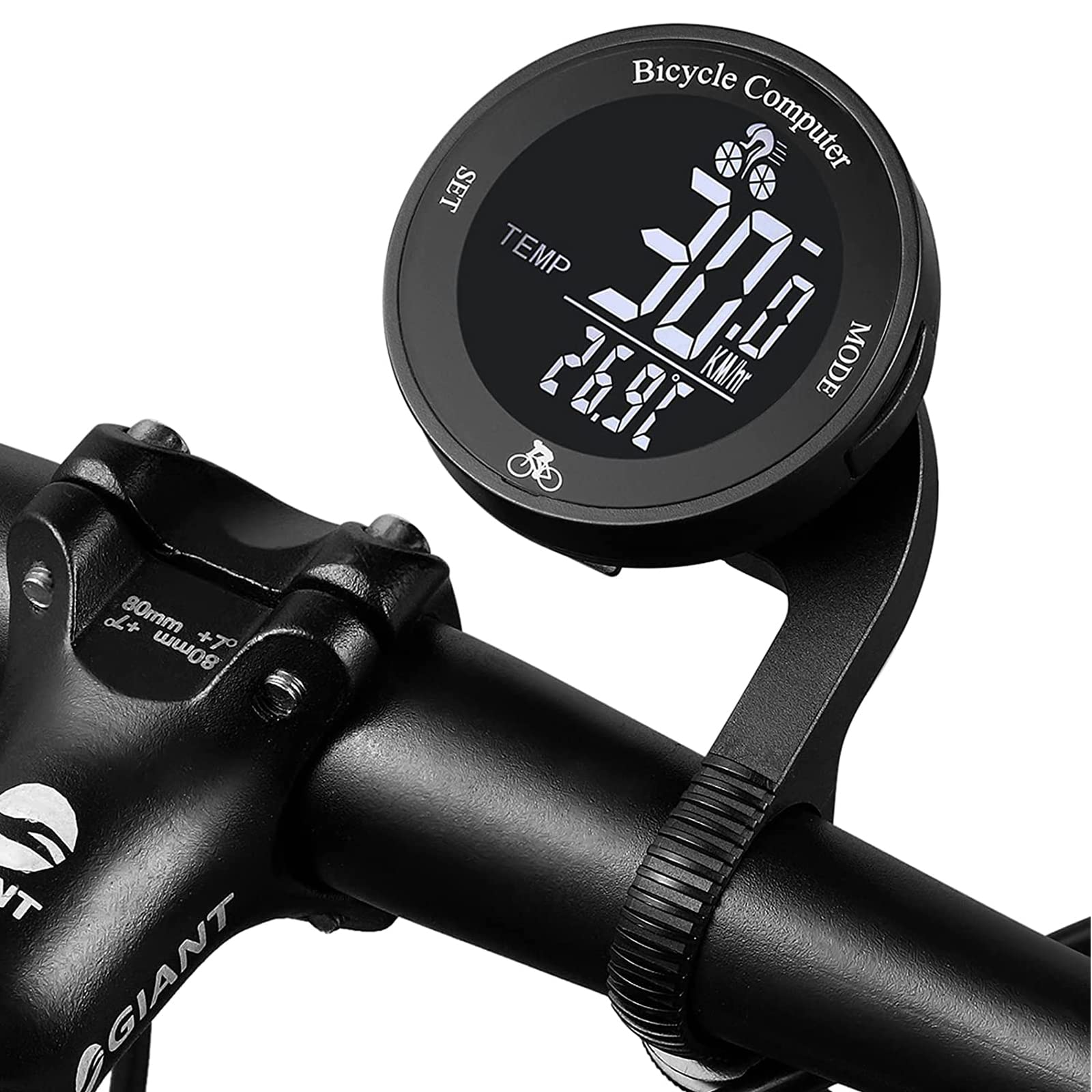 HKMA Wireless Bike Computer - Multifunction Bicycle Speedometer with LCD Backlight Display | Waterproof Cycling Tracker for Road & Mountain Bikes | Perfect for Commuting, Training & Outdoor Adventures