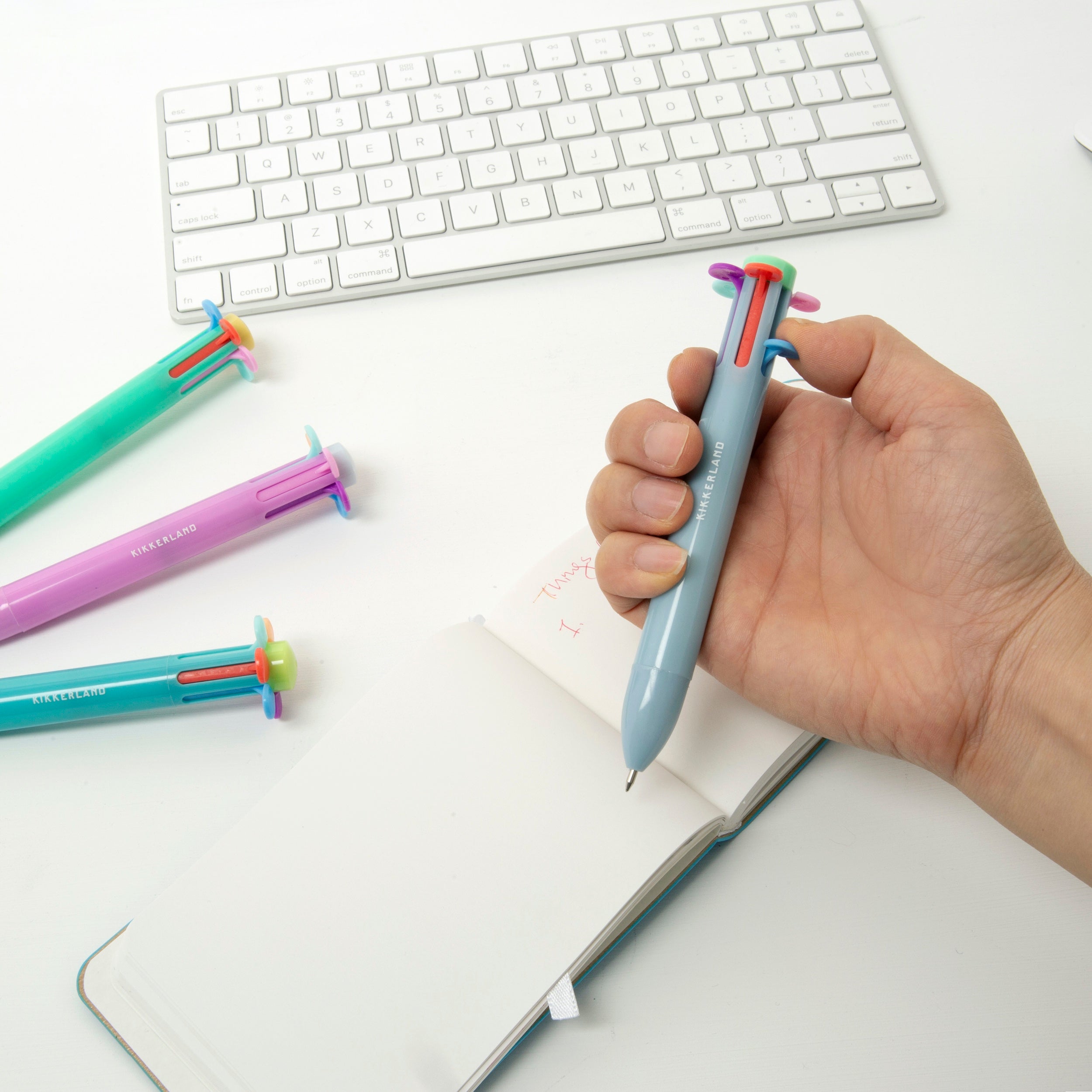 Vibrant Rainbow Flower Pens - Colorful Gel Ink Pens for Journaling, Note Taking & Creative Writing - Perfect for School, Office & Art Projects