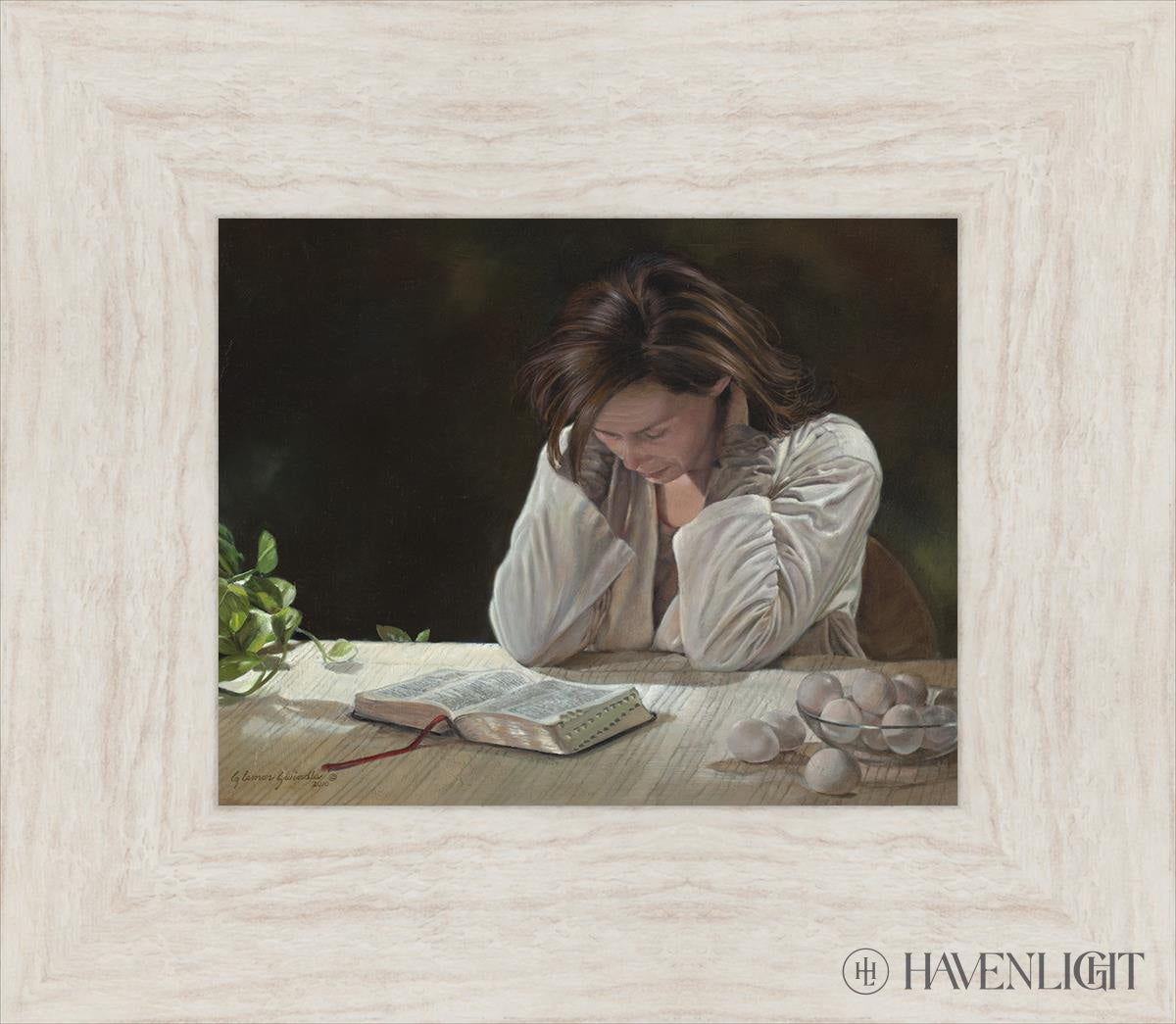 A Mother's Vigil: I Would Gather Thee - Modern Christian Home Decor for Comfort & Inspiration | Perfect for Living Room, Bedroom & Prayer Spaces