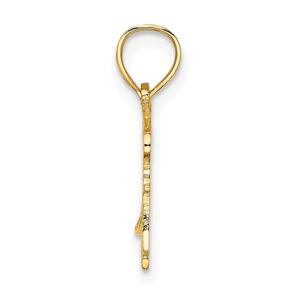 14K Yellow Gold Super Mom Pendant Necklace - Elegant Mother's Day Gift for Women, Perfect for Birthdays, Anniversaries & Special Occasions