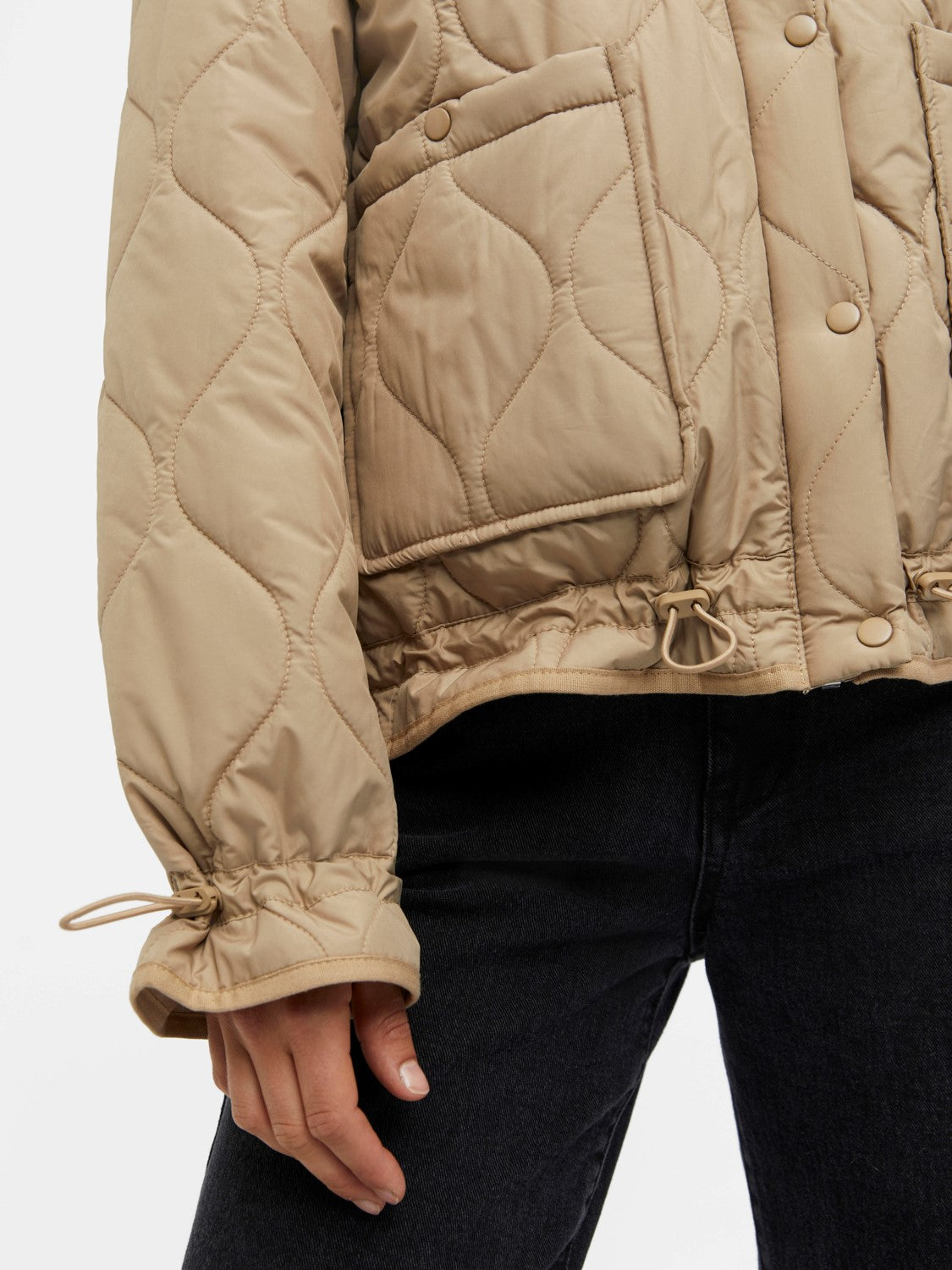 Jline Quilted Jacket for Women - Stylish Cornstalk Green Winter Coat with Warm Filling | Perfect for Outdoor Activities, Hiking & Cold Weather Fashion