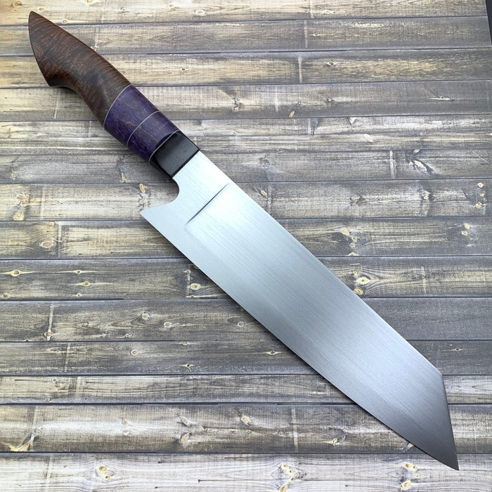 Joe Edson 205mm AEB-L Stainless Steel K-Tip Bunka Custom Chef Knife – Premium Japanese Kitchen Knife for Slicing, Dicing, and Precision Cooking