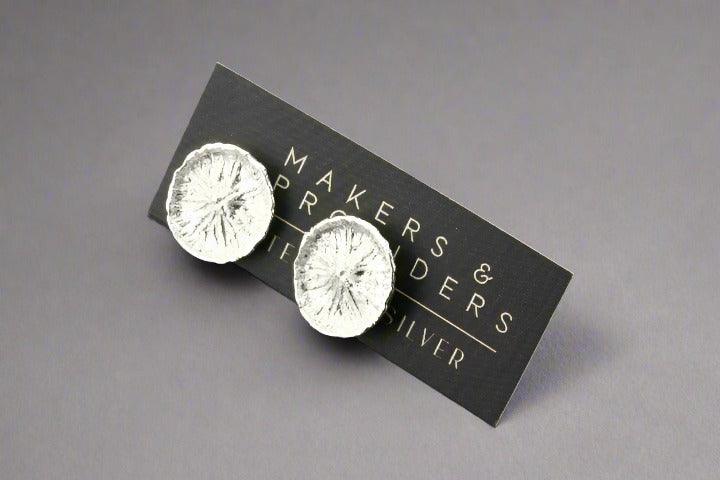 Sterling Silver Daisy Button Stud Earrings - Elegant Floral Jewelry for Women, Perfect for Casual Wear & Special Occasions