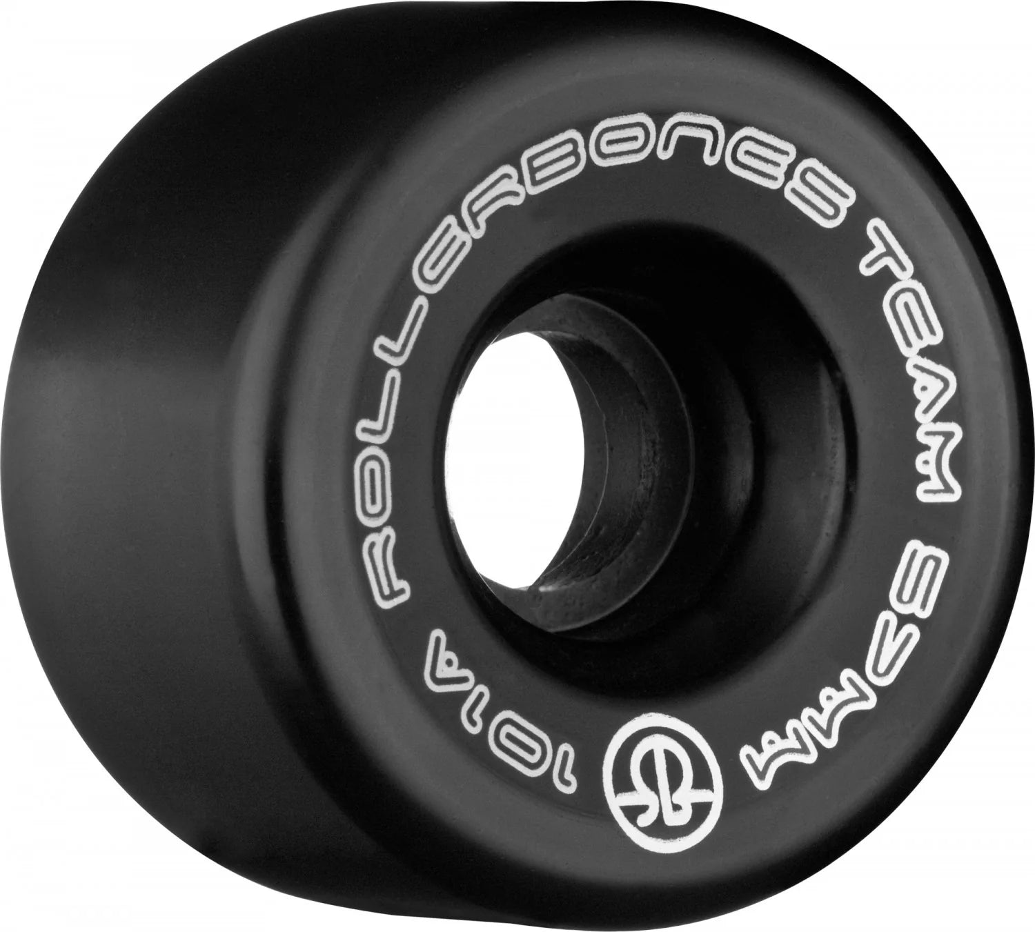 Rollerbones Team Logo 57mm Wheels 8 Pack - High Performance Skate Wheels for Roller Derby & Speed Skating
