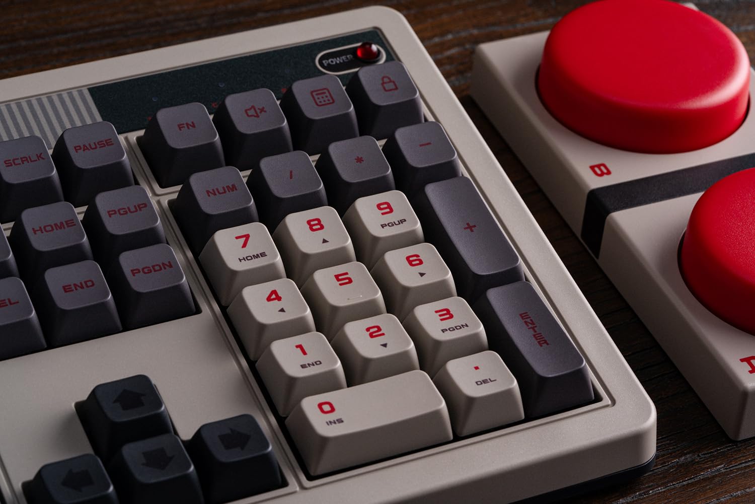 8BitDo Retro 108-Key Mechanical Gaming Keyboard - Bluetooth/2.4G/USB-C Wireless, Hot-Swappable with Numpad - Compatible with Windows & Android (N Edition) - Perfect for Retro Gaming, Office Work & Typing Enthusiasts