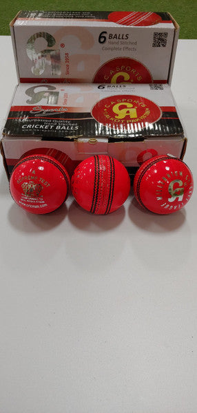 CA Supreme Test Cricket Ball - Pink Senior Size (Pack of 1) | Official Match Ball for Competitive Cricket Games & Practice Sessions