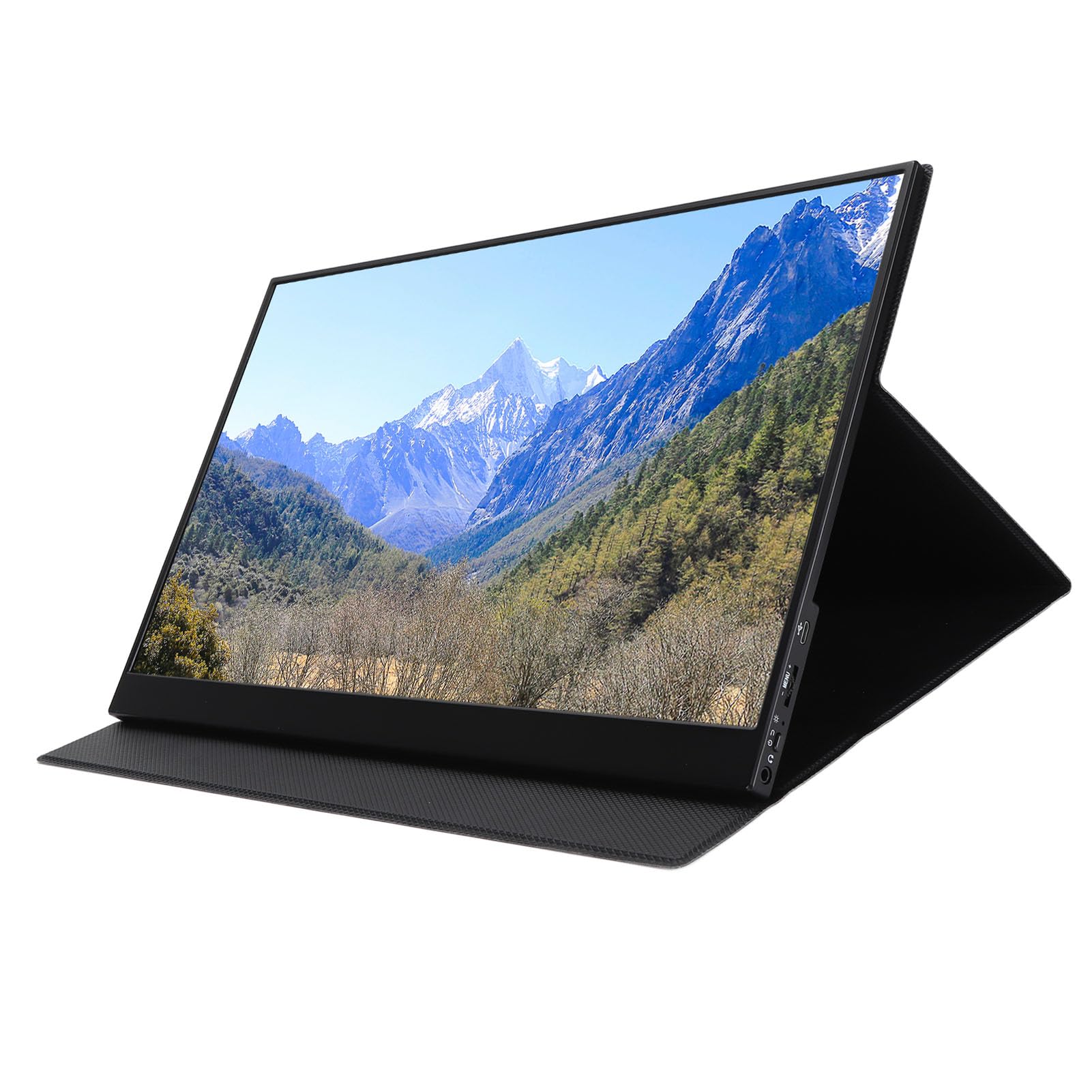 TonySa 16.1 Inch Portable Monitor - IPS HD Screen, Ultra Slim & Lightweight, USB-C External Display for Laptop/PC - Perfect for Business Travel, Gaming & Multi-Tasking