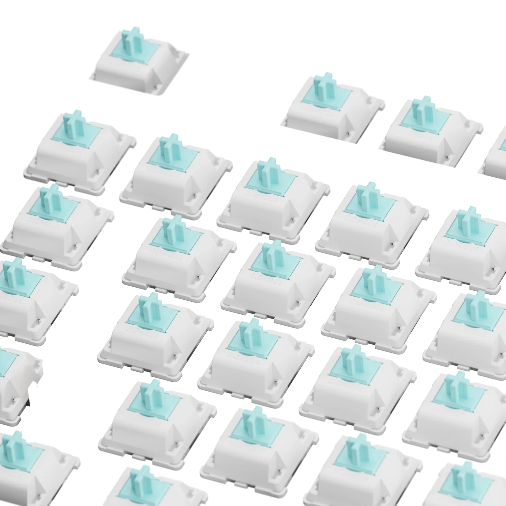 Glorious Lynx Tactile Mechanical Keyboard Switches - MX Style, 100-Pack, ANSI Compatible - Perfect for Gaming, Typing & Custom Keyboard Builds