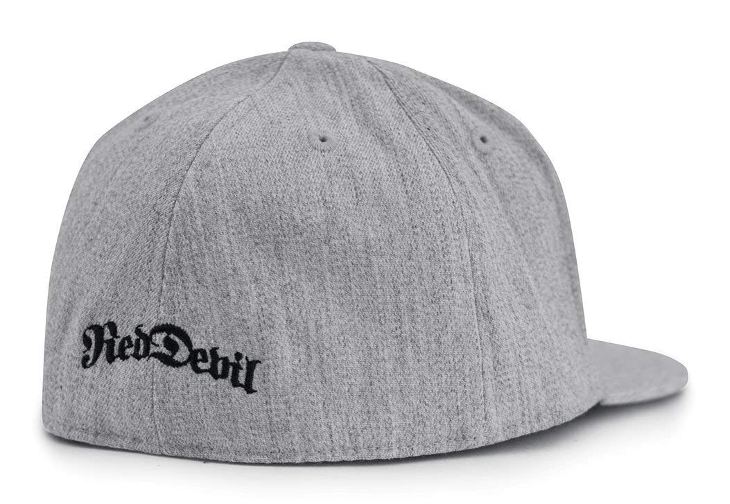 Red Devil Clothing Horned D Flat Bill Snapback Hat - Stylish & Edgy Baseball Cap for Men & Women - Perfect for Sports, Concerts, and Streetwear Fashion