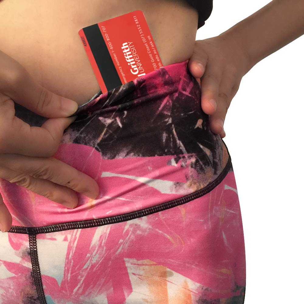 Zengjo Women's High Waisted 4 Inch Bike Shorts - Yoga, Volleyball, Running, Workout, Dance Compression Shorts with Fun Prints - Perfect for Gym, Sports & Casual Wear