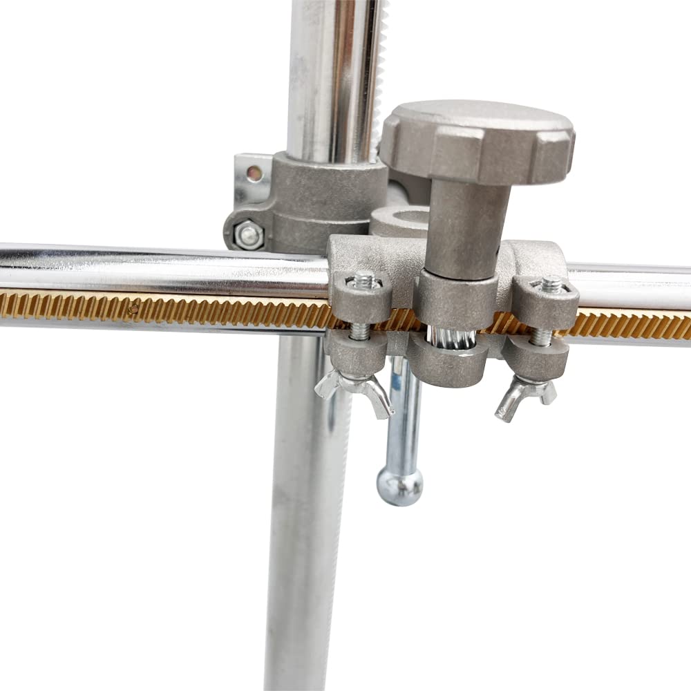 INTSUPERMAI Mini Welding Torch Holder - Adjustable MIG TIG Gun Clamp Mount with 600+500+V Size (23.62×19.69inch) - Perfect for DIY Metal Fabrication, Auto Repair & Home Welding Projects