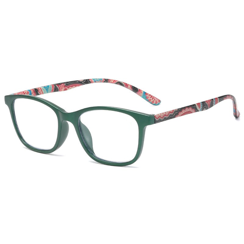 Anti Blue Light Reading Glasses - Ultra Lightweight & Stylish Printed Frames for Computer, Phone & Book Reading - Reduce Eye Strain & Improve Focus