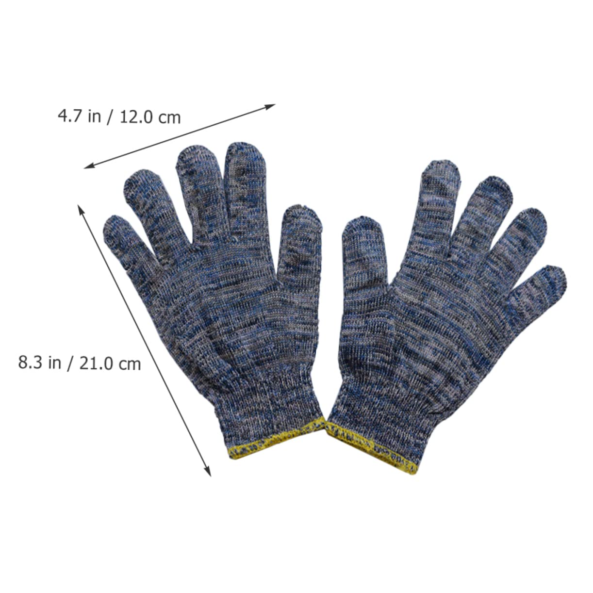 36 Pairs Floral Print Nylon Gloves for Outdoor Sports, Gardening, Weeding & Heavy Duty Work - Durable & Comfortable for Landscaping, Farming & Yard Work