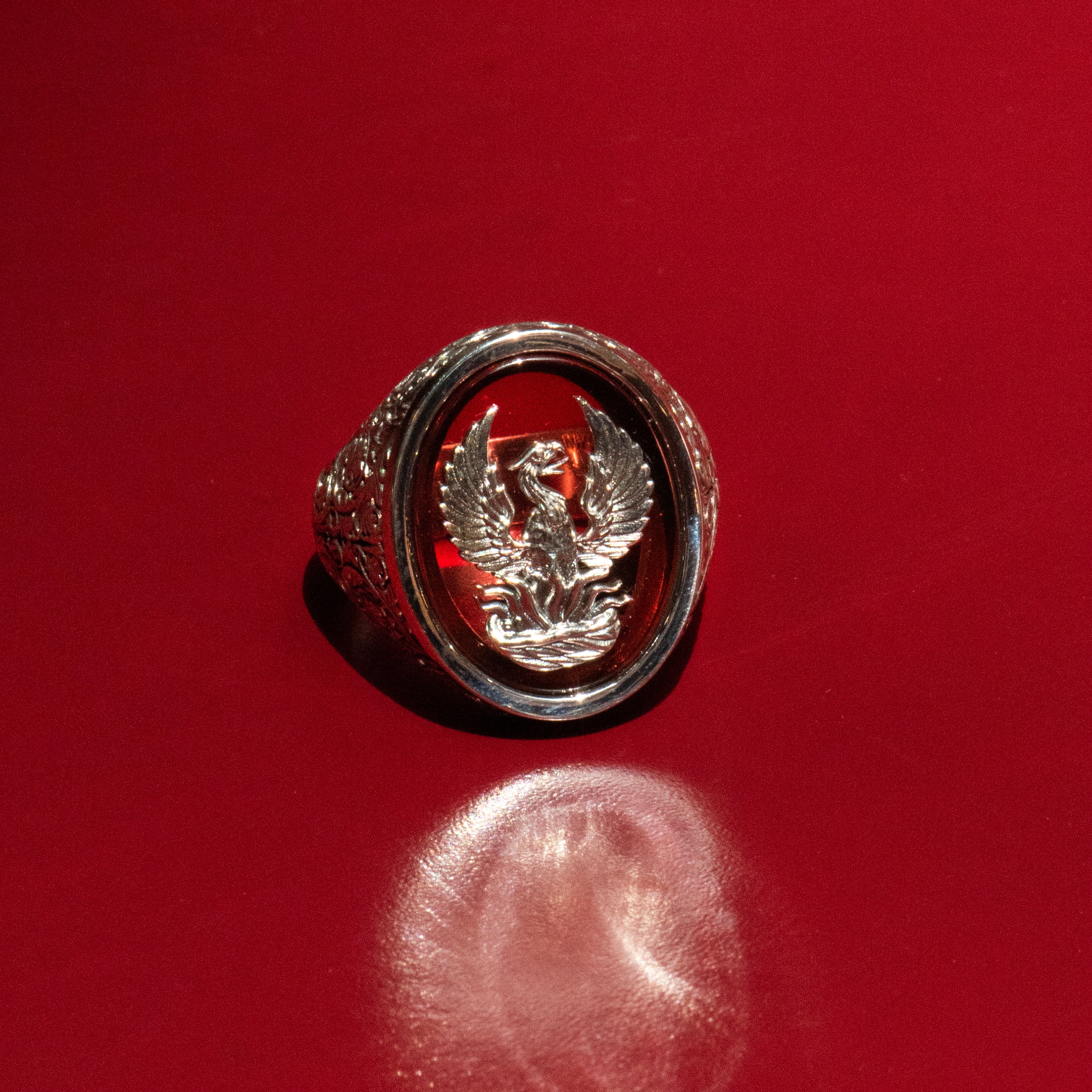 Phoenix Ring - Resurrection Jewelry for Women & Men, Gothic Style Stainless Steel Ring, Perfect for Halloween, Cosplay, and Gothic Fashion Accessories