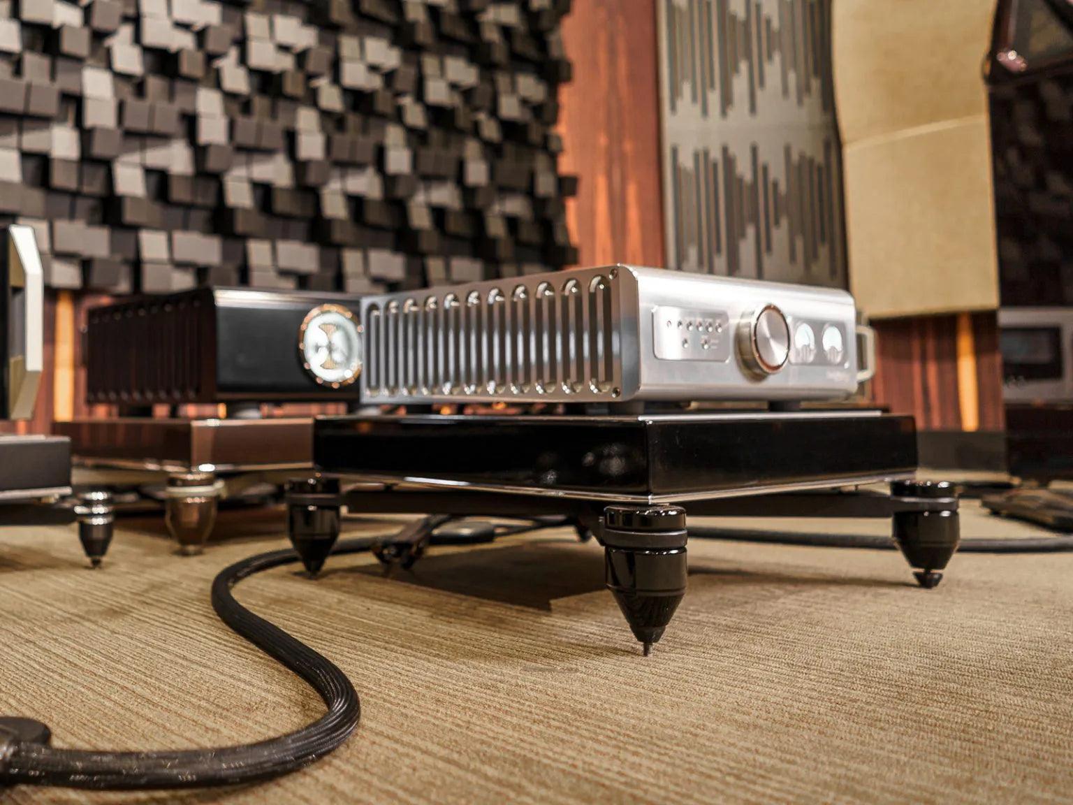 Critical Mass Systems Maxxum - Premium Audio Rack & Equipment Stand for Studio & Home Theater - High-End Vibration Isolation & Stability for Audiophiles & Professionals