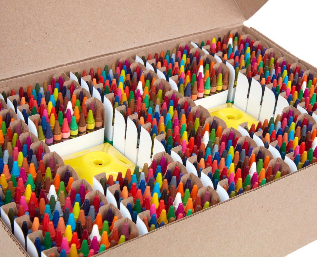 Crayola Crayon Classpack (832 Count) - Bulk School Supplies for Classrooms, 13 Sets of 64 Crayons, Kids Arts & Crafts Supplies - Perfect for Classroom Activities, Art Projects & Creative Learning