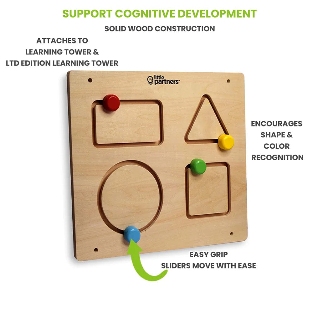 Little Partner Developmental Activity Boards - Montessori Sensory Toys for Toddlers & Kids - Perfect for Early Learning & Fine Motor Skills Development at Home or Classroom