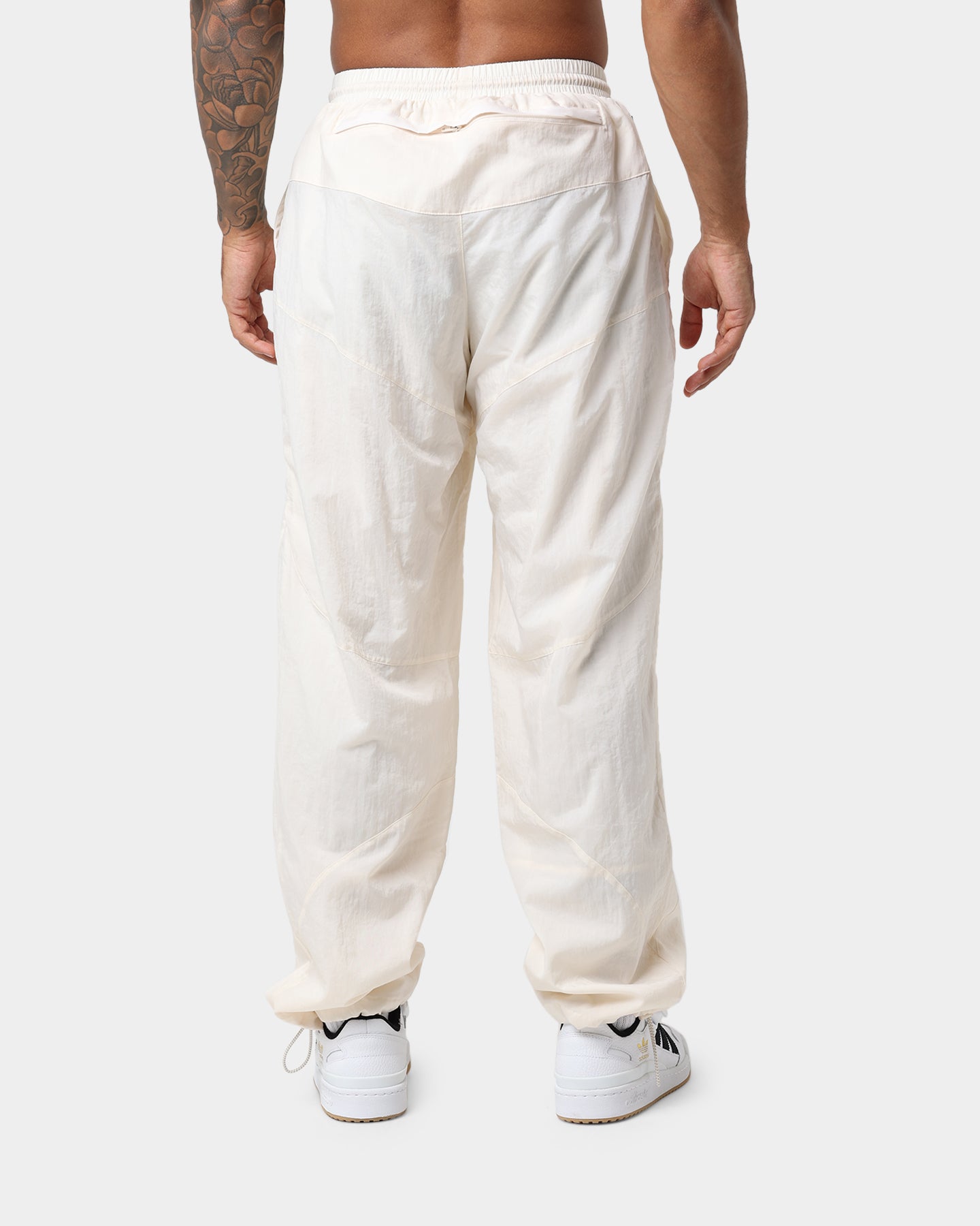 Adidas 4D Cush Running Pants for Men - Wonder White - Lightweight Breathable Workout Joggers for Gym, Training & Casual Wear