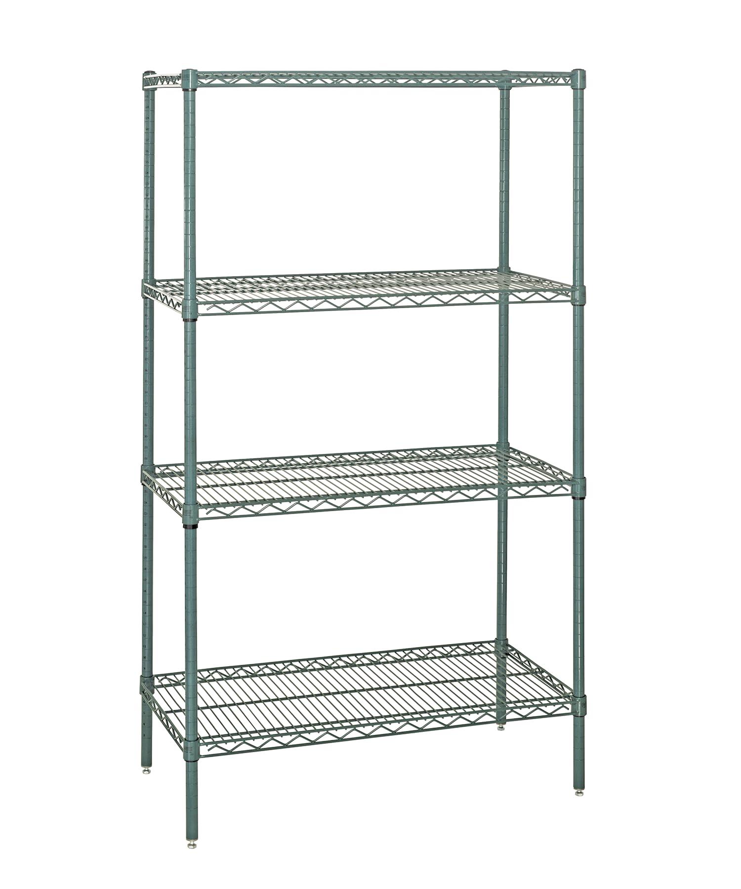Quantum Storage Systems WR86-1448P 4-Tier Wire Shelving Unit - 86