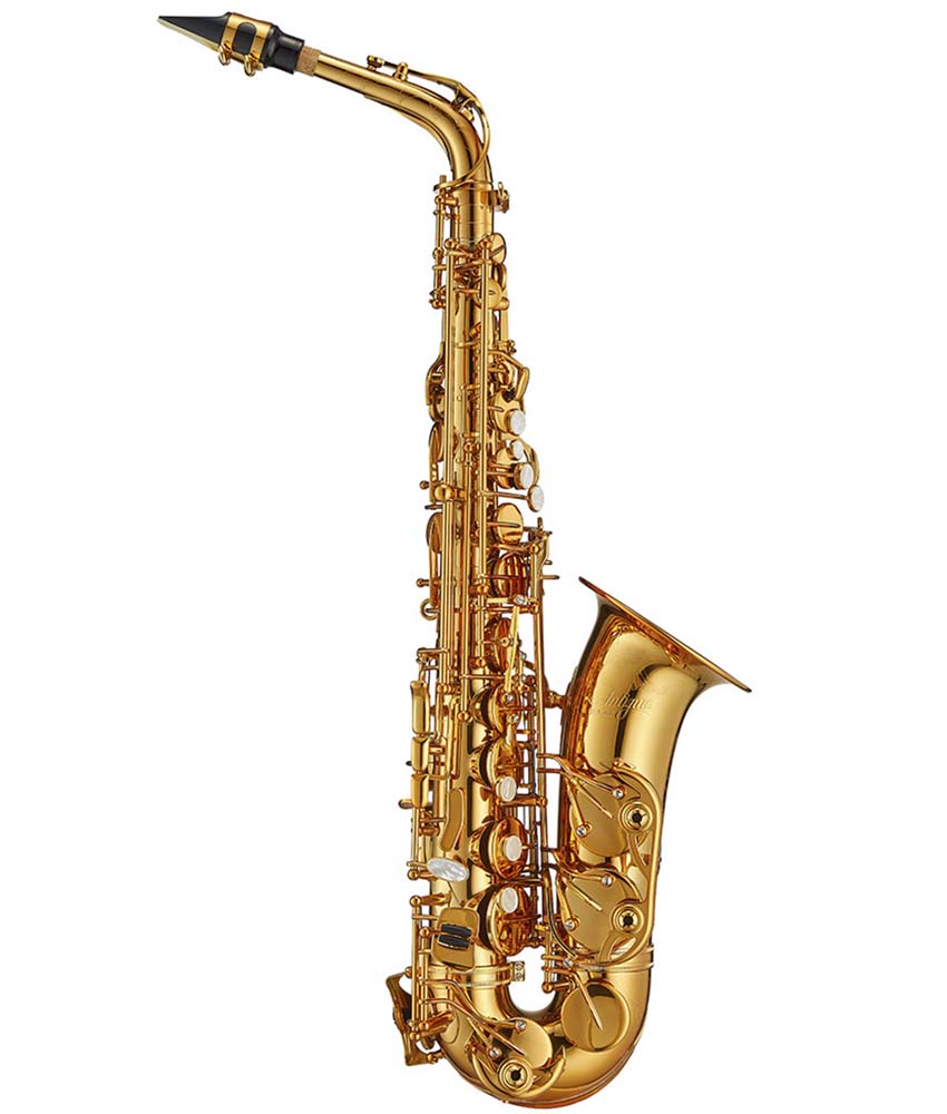 Antigua Winds AS6200 Pro One Alto Saxophone - Vintage Lacquer Finish | Professional Woodwind Instrument for Jazz, Band & Studio Performance