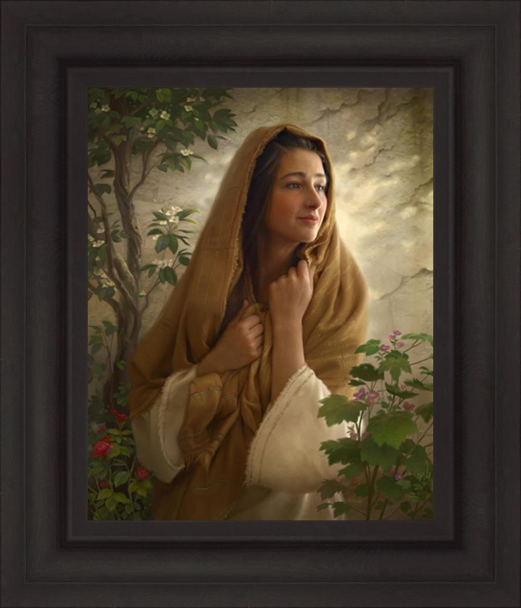 Mary Kept All These Things and Pondered in Her Heart - Christian Bible Verse Wall Art for Home & Church Decor - Perfect for Prayer Rooms, Sunday School Gifts, and Spiritual Encouragement