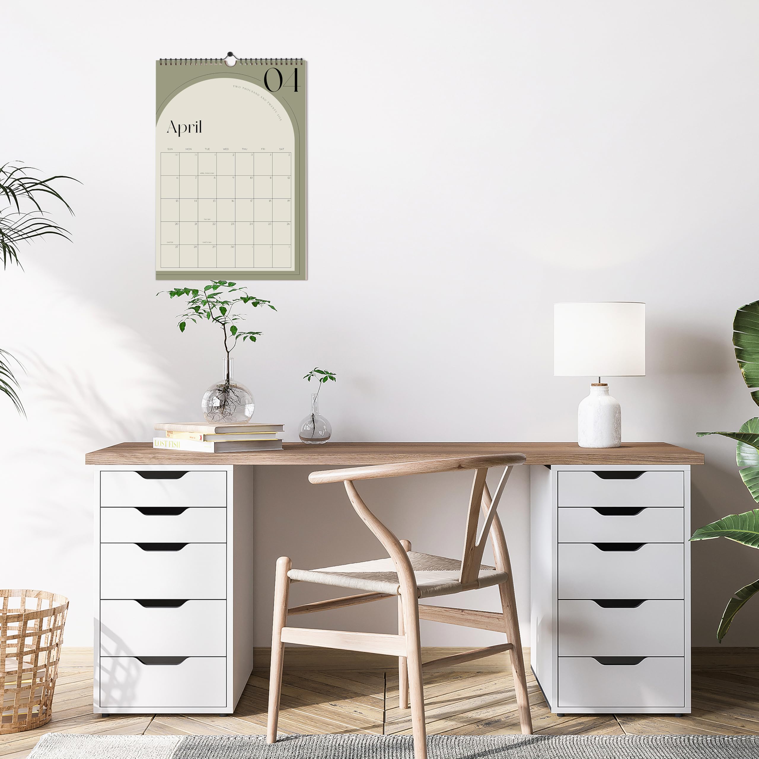 2025-2026 Aesthetic Wall Calendar | January 2025 to July 2026 | Stylish Wall Hanging Planner for Home & Office Organization | Perfect for Scheduling, Goal Tracking & Home Decor