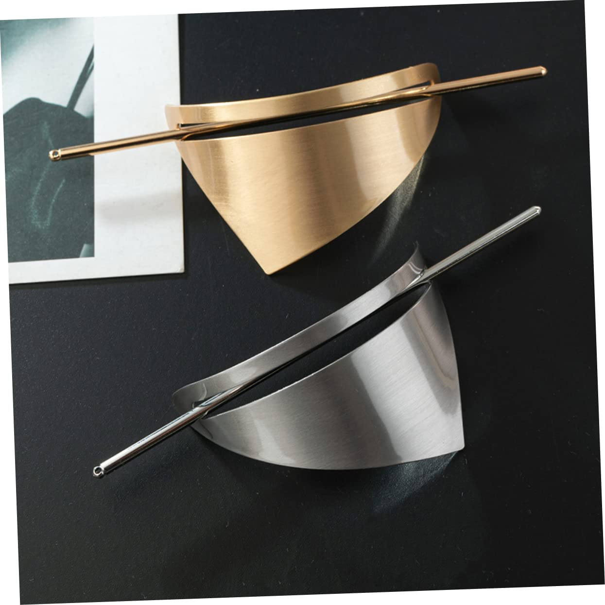 POPETPOP 3-Piece Metal Hairpin Set for Women - Elegant Hair Clips for Banquet, Party & Special Occasions - Perfect for Weddings, Proms and Formal Events