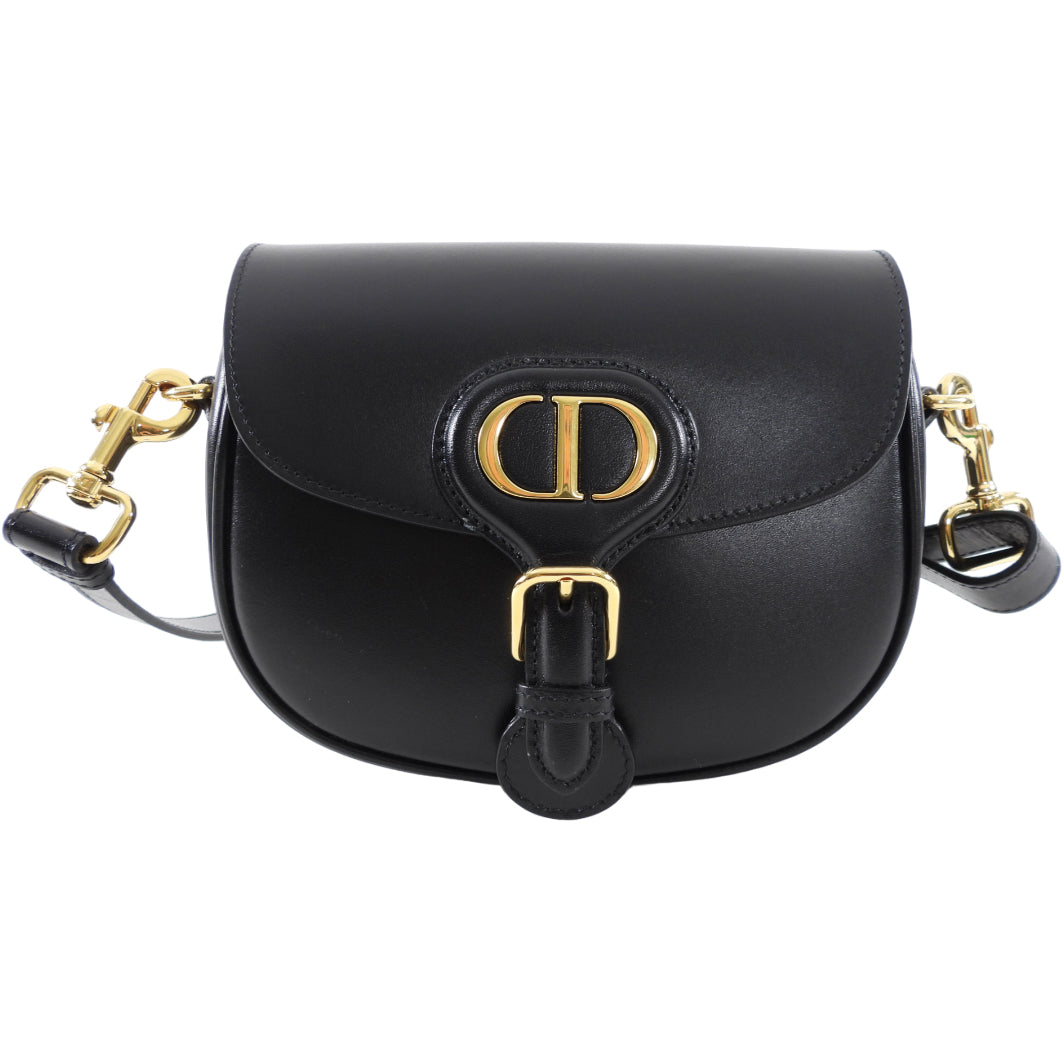 Dior Black Leather Small Bobby Crossbody Saddle Bag for Women | Luxury Designer Handbag for Everyday Use, Parties & Date Nights