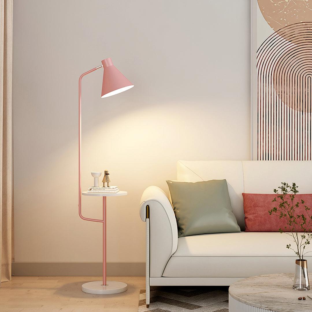 Modern Macaron Floor Lamp - Elegant LED Standing Light for Living Room, Bedroom & Office - Soft Ambient Lighting for Home Decor & Relaxation