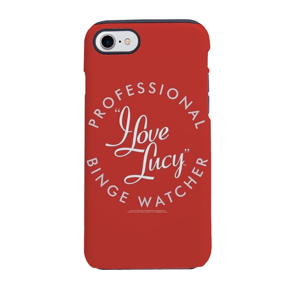 I Love Lucy Binge iPhone 7/8 Tough Case - Durable Protective Phone Shell for iPhone 7 & 8 - Perfect for Fans, Everyday Use & Travel Protection