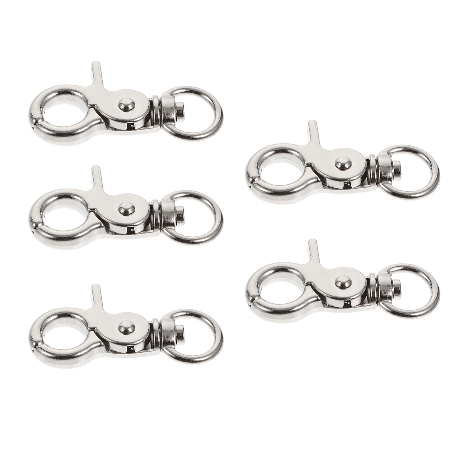 Stainless Steel Bird Cage Lock Clip - Secure Door Buckle Lock Claw for Parrots & Small Pets (5-Pack) | Perfect for Travel, Home & Outdoor Use