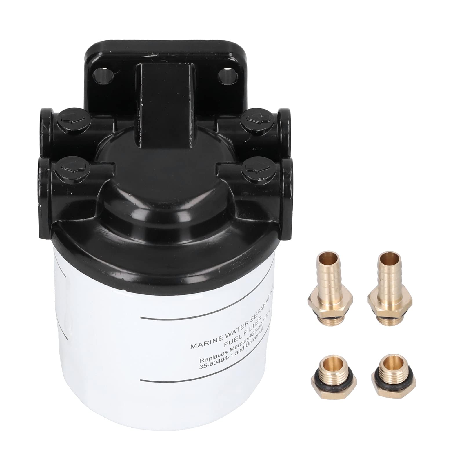 Aramox 10 Micron Fuel Water Separator Filter Kit 35-60494-1 for Mercruiser Outboard Engines - Marine Fuel Filtration System for Boat & Yacht Engine Protection