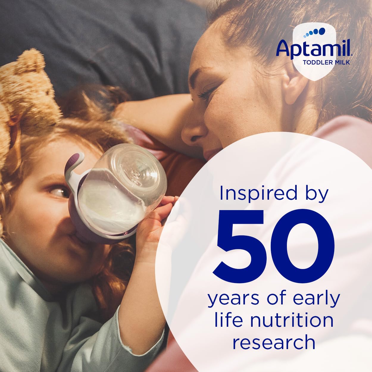 Aptamil 3 Toddler Milk Powder Formula for 1-2 Year Olds, 800g (Pack of 6) - Essential Nutrition for Growing Babies - Perfect for Daycare, Travel & On-the-Go Feeding