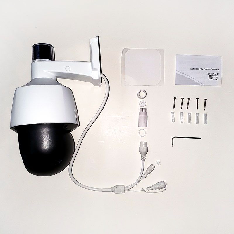 Alibi Vigilant Performance Series 5MP IllumiNite Starlight 4X IP Varifocal Mini PTZ Security Camera with Active Deterrence - Ideal for Home Surveillance, Business Monitoring & Outdoor Security